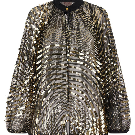 Emilio Pucci Black Polyamide Blouse