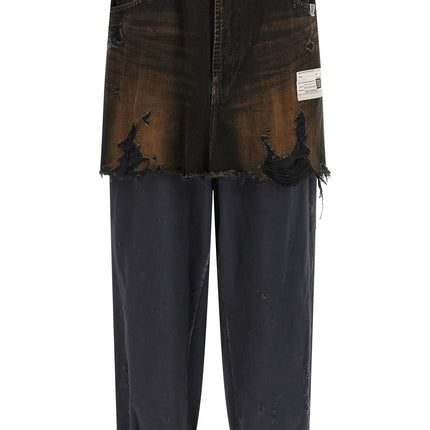 Maison Mihara Yasuhiro Black Cotton Casual Pants