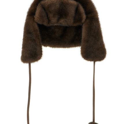 LOU ANDREA Brown Polyamide Ear Muffs