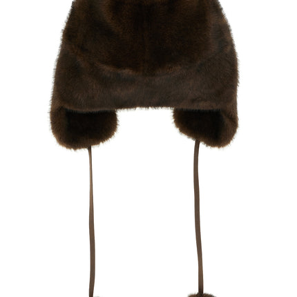 LOU ANDREA Brown Polyamide Ear Muffs