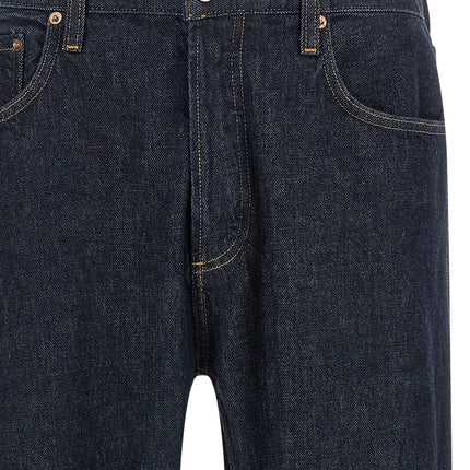 Agolde Blue Cotton Straight-Leg Jeans