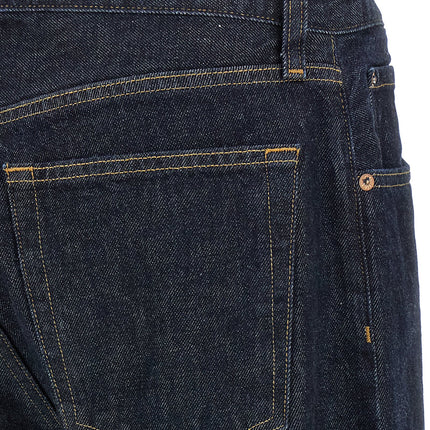 Agolde Blue Cotton Straight-Leg Jeans