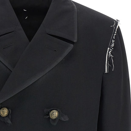 Maison Margiela Black Wool Coat