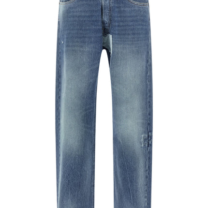 Maison Margiela Blue Cotton Straight-Leg Jeans