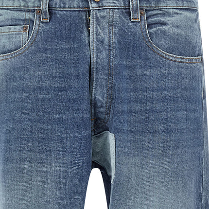 Maison Margiela Blue Cotton Straight-Leg Jeans