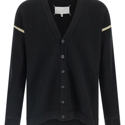 Maison Margiela Black Virgin Wool Cardigan