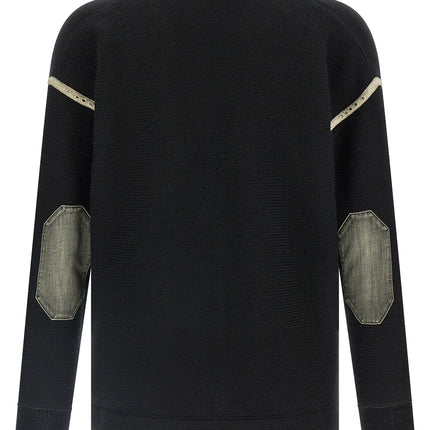 Maison Margiela Black Virgin Wool Cardigan