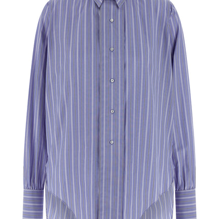 Maison Margiela Blue Cotton Blouse