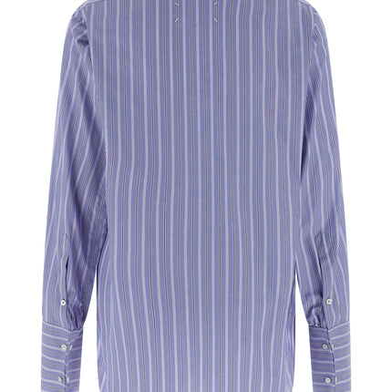 Maison Margiela Blue Cotton Blouse