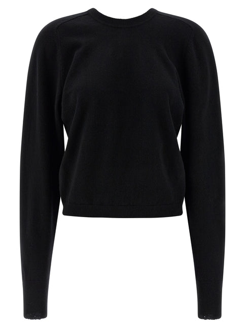 Maison Margiela Black Virgin Wool Cardigan