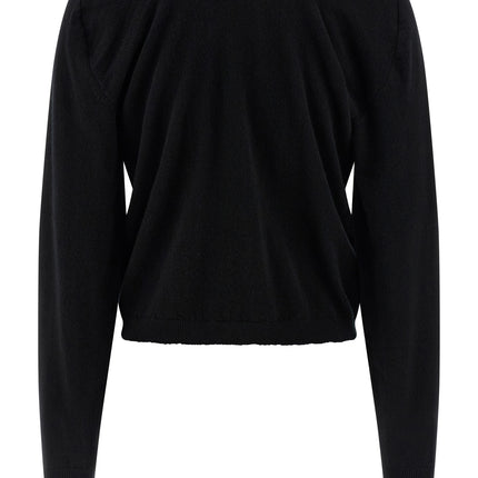 Maison Margiela Black Virgin Wool Cardigan