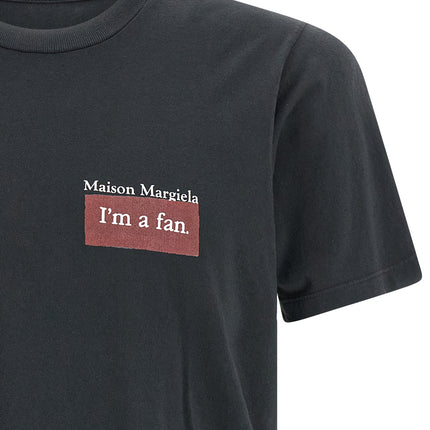 Maison Margiela Black Cotton T-Shirt