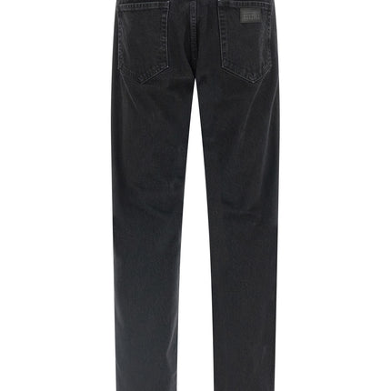 MM6 Maison Margiela Black Cotton Tapered Jeans