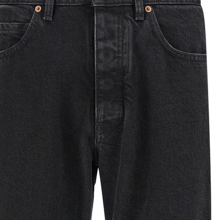 MM6 Maison Margiela Black Cotton Tapered Jeans