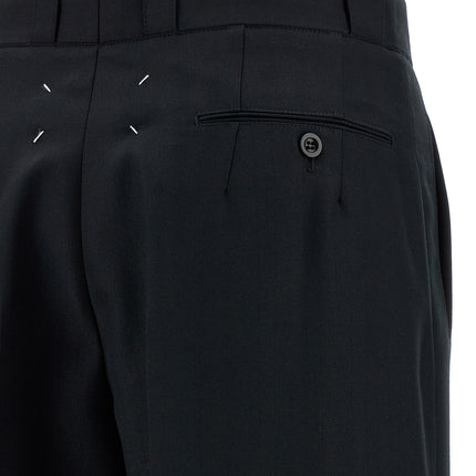 Maison Margiela Black Wool Dress Pants