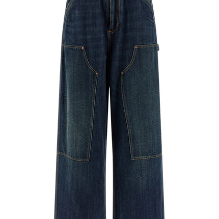Maison Margiela Blue Cotton Relaxed Fit Jeans