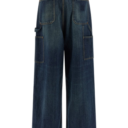 Maison Margiela Blue Cotton Relaxed Fit Jeans