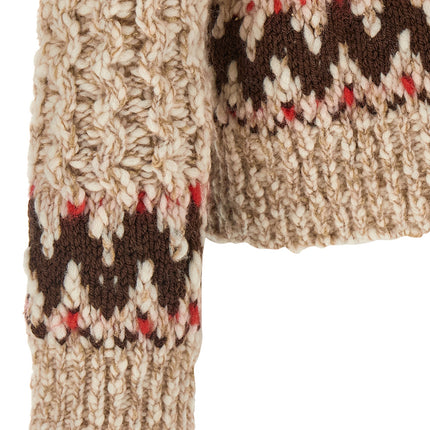 Moncler Grenoble Multicolor Wool Cardigan