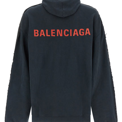 Balenciaga Black Cotton Denim Jacket