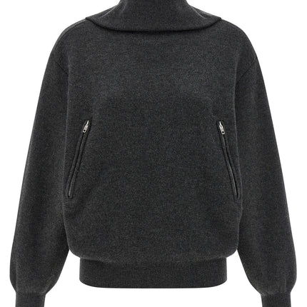 Balenciaga Gray Wool Cardigan
