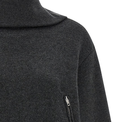 Balenciaga Gray Wool Cardigan