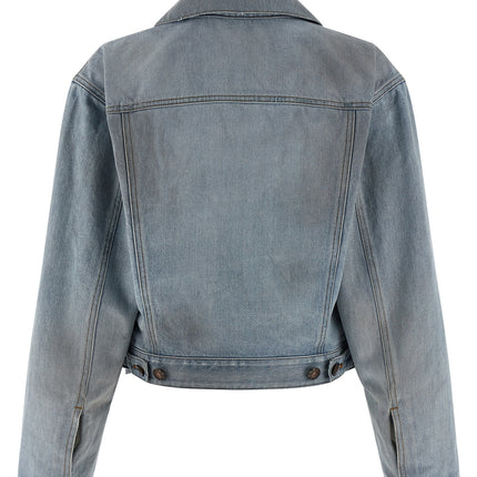 Balenciaga Blue Cotton Denim Jacket