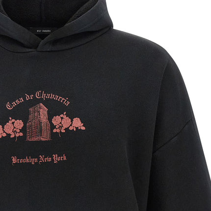 WILLY CHAVARRIA Black Cotton Sweatshirt