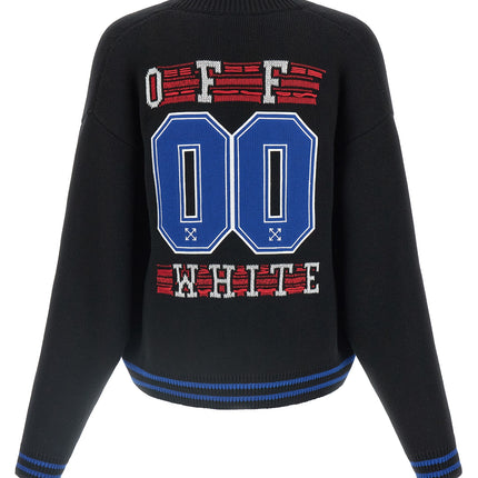 Off-White Black Cotton Cardigan