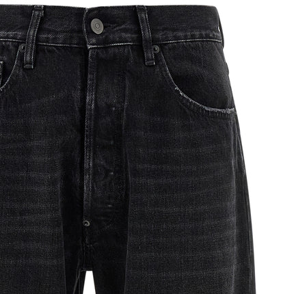 Maison Margiela Black Cotton Straight-Leg Jeans
