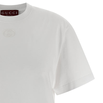 Gucci White Cotton T-Shirt