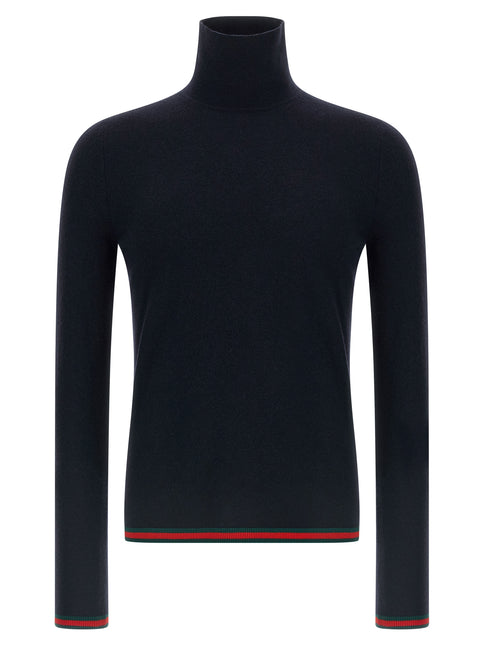 Gucci Blue Cashmere Cardigan