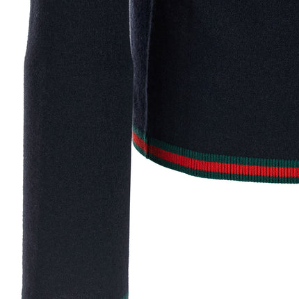 Gucci Blue Cashmere Cardigan