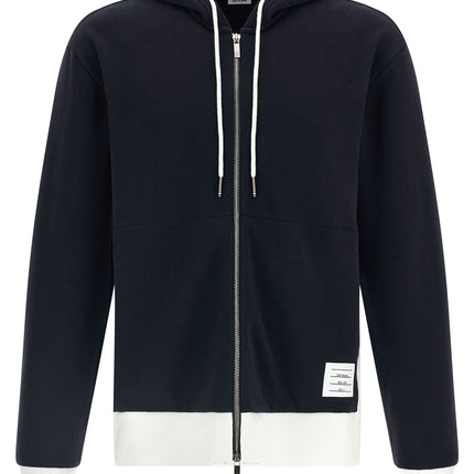 Thom Browne Blue Cotton Sweatshirt