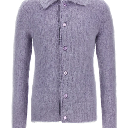 Gucci Purple Wool Cardigan