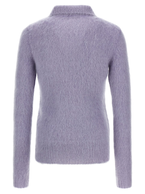 Gucci Purple Wool Cardigan
