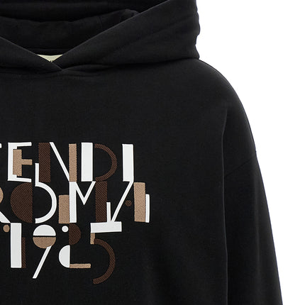 Fendi Black Cotton Sweatshirt