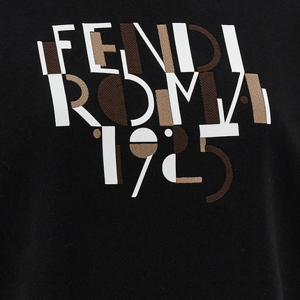 Fendi Black Cotton Sweatshirt