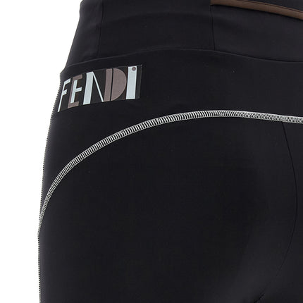 Fendi Black Polyamide Leggings