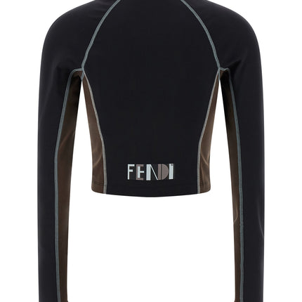 Fendi Black Polyamide Top
