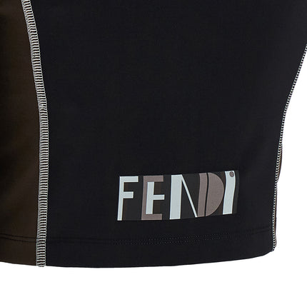 Fendi Black Polyamide Top