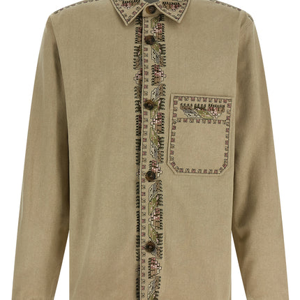 MARANT Beige Cotton Dress Shirt