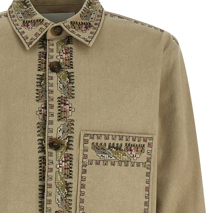 MARANT Beige Cotton Dress Shirt