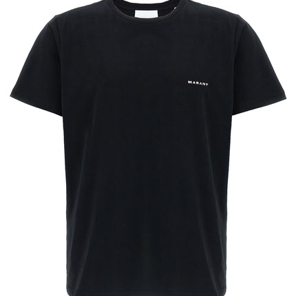MARANT Black Cotton T-Shirt