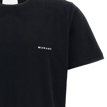 MARANT Black Cotton T-Shirt