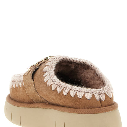 Mou Multicolor Lambskin Clogs