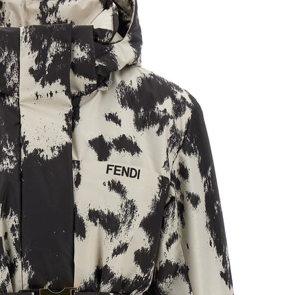 Fendi Multicolor Polyester Shell Jacket
