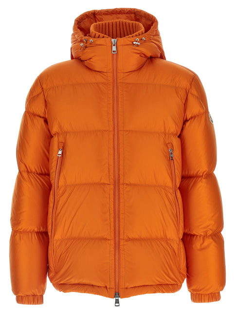 Moncler Orange Polyamide Full-Length Jacket