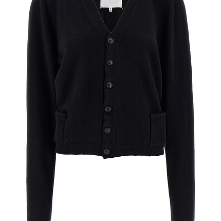 Maison Margiela Black Wool Cardigan