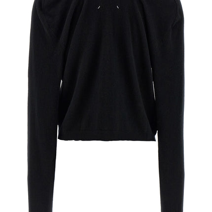 Maison Margiela Black Wool Cardigan