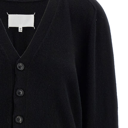 Maison Margiela Black Wool Cardigan